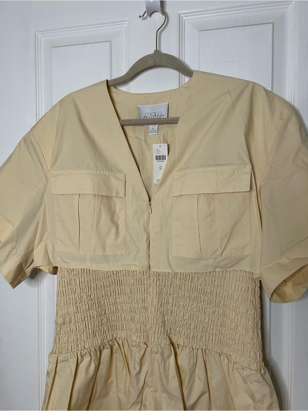 Anthropologie Mare Mare Utility Short-Sleeve Mini Shirt Dress - Picture 7 of 16